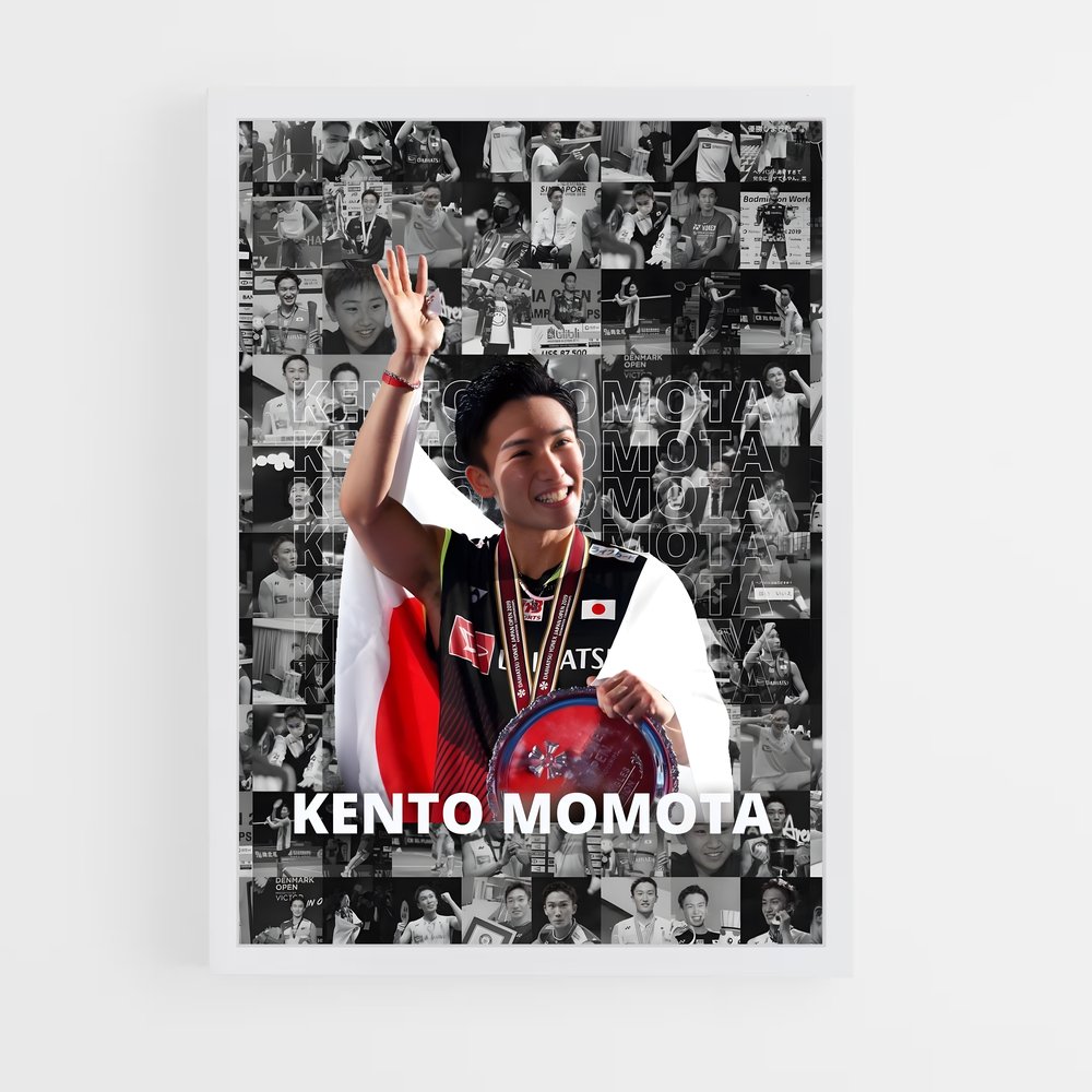 Poster Kento momota badminton (vue 3)